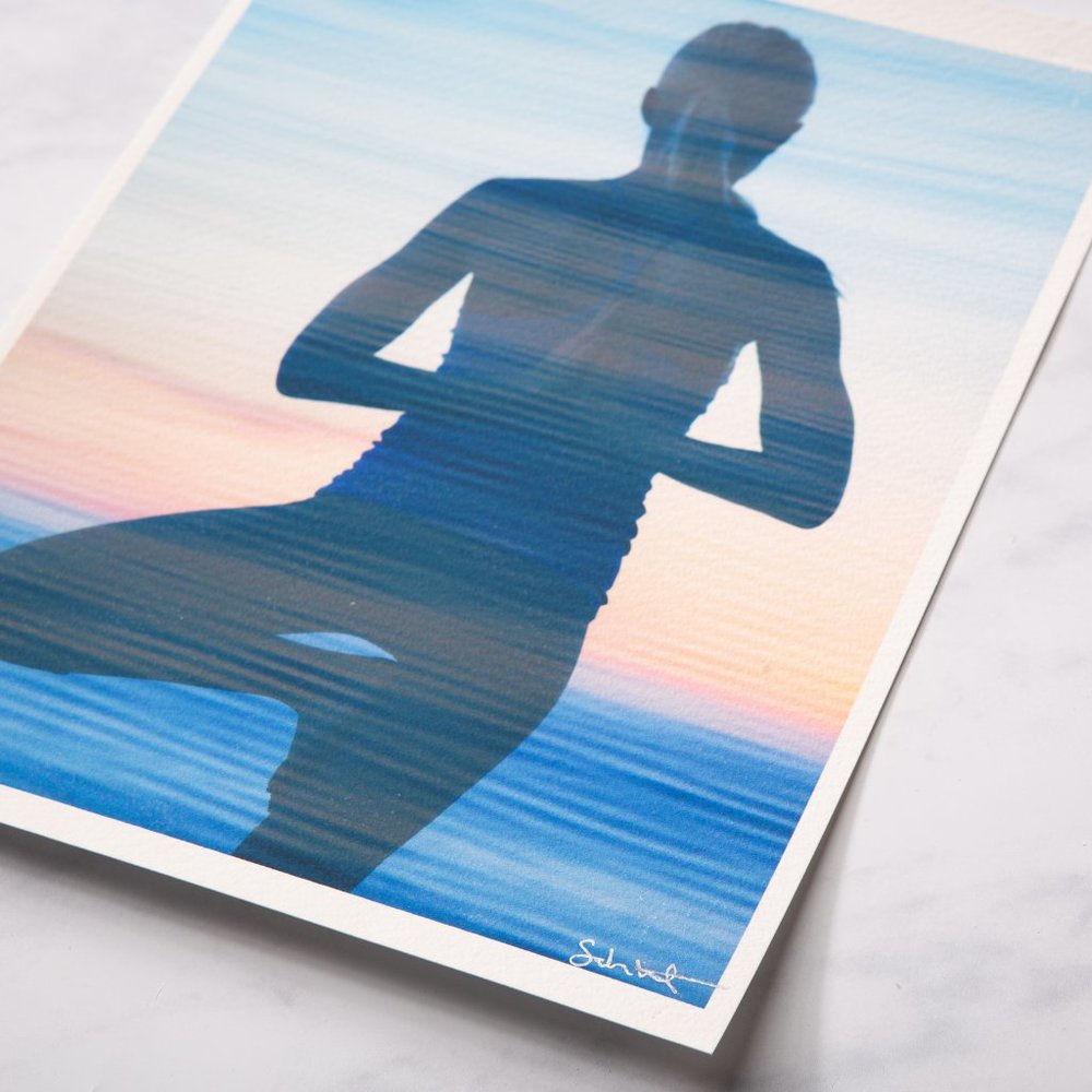 Studio Artwork Sale - 8.5x11 inch Yoga Tree Pose Abstract Photography Print - Picture 5 of 6